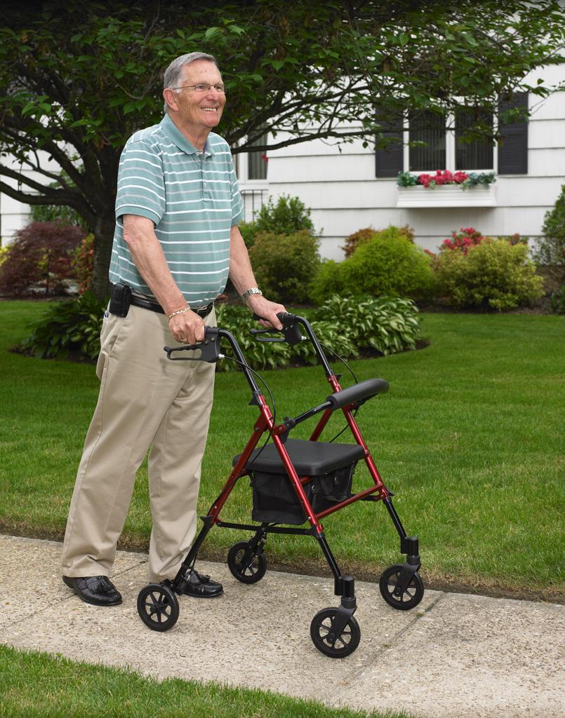 5 Benefits Of A Walker That Converts To A Wheelchair 4 Wheel Rollators For Seniors Senior Homecare Hq