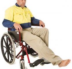 wheelchair hamstring stretch